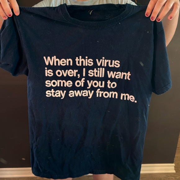 Covid Funny T-shirt - Picture 1 of 1